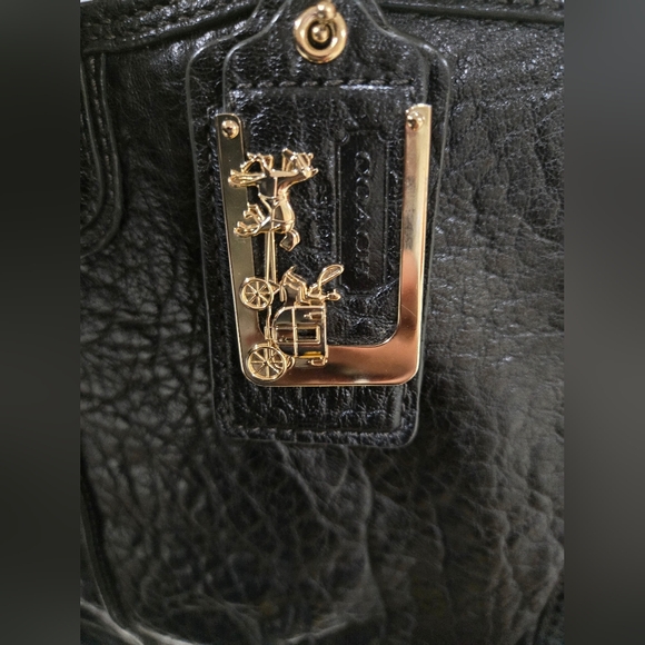 Coach Madison Whipstitch Embossed Buffed Leather Satchel-RARE - Picture 6 of 11